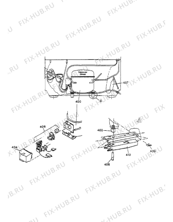 Взрыв-схема холодильника Castor CM3091SF - Схема узла Cooling system 017